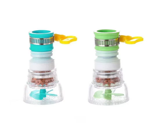 2 Adaptadores Rociador Caños Filtro de Agua Ahorrador - Azul y Verde