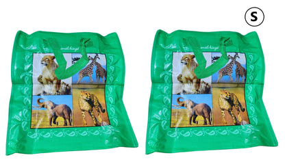 2 bolsas con cierre de 44cm x 40cm con diseño - Pequeño
