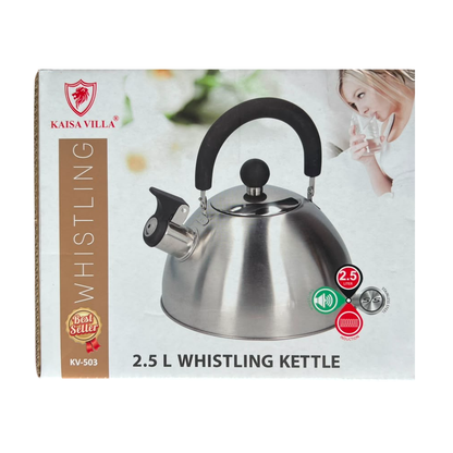 Tetera silbadora de acero inoxidable 2.5 Litros