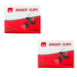 Pack x2 Cajas de Clip para papeles documentos