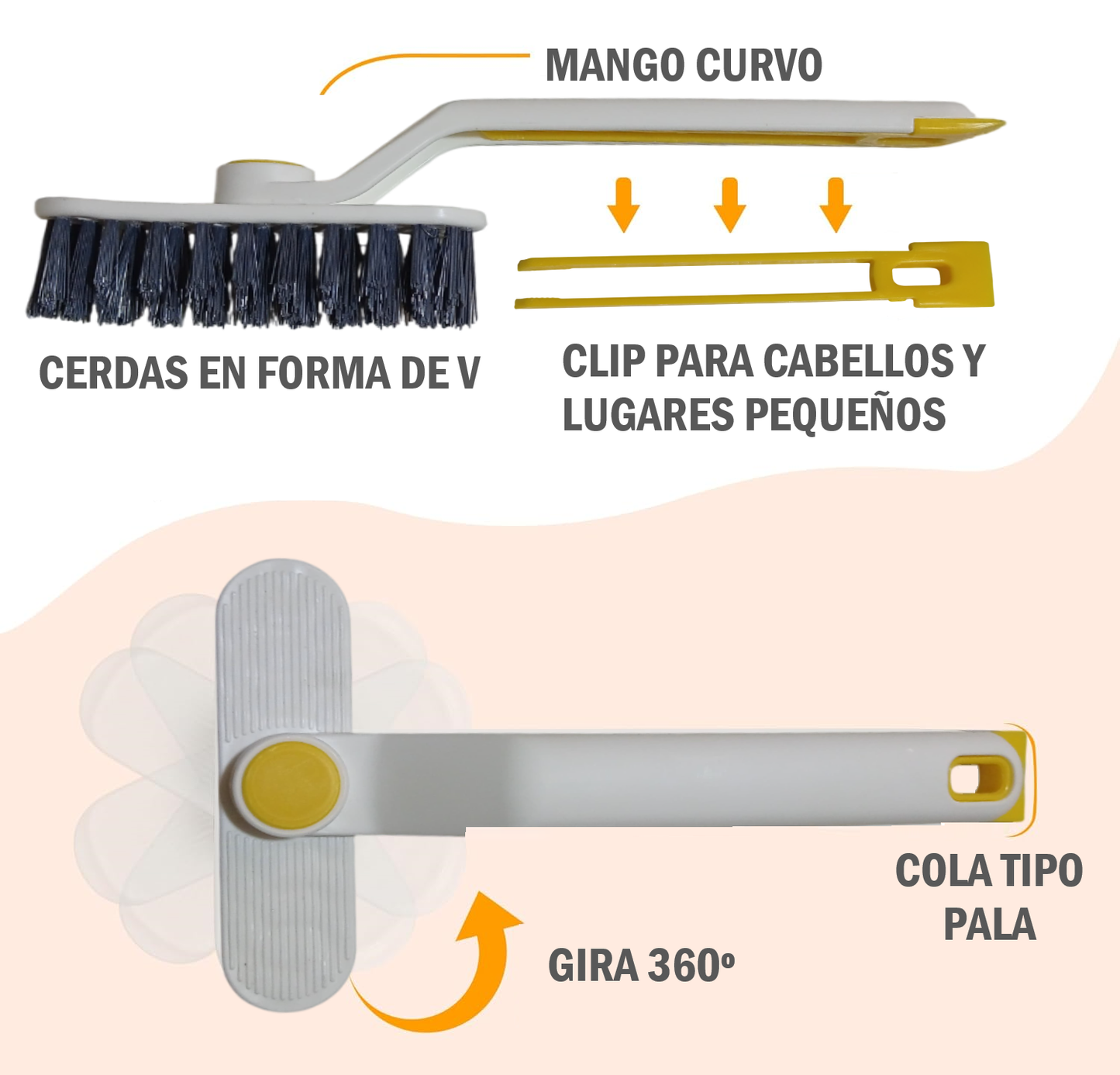 Cepillo paraLimpieza de Carro Hogar