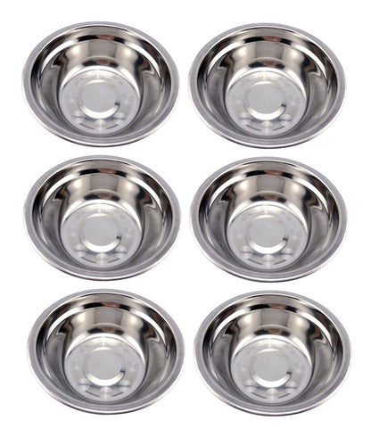 6 TAZONES DE METAL 16.5CM PESADO 72G PEQUEÑO