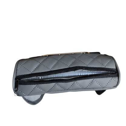 Caja de almacenamiento portavaso porta servilleta y telefono - GRIS