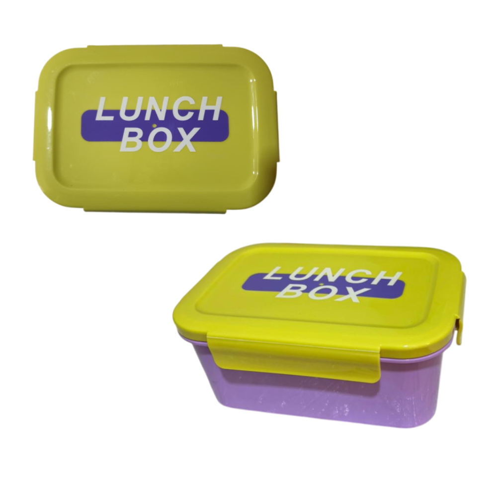 Taper Bento Acero Inoxidable 2 Divisiones 700 ml - Morado Verde