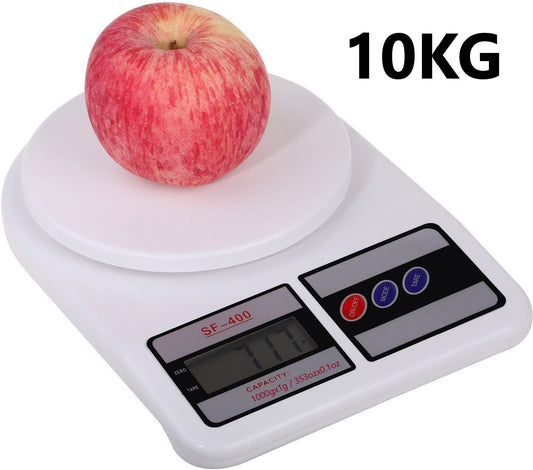 Balanza Electrónica Digital 10kg Sf-400 para Comida y Joyas