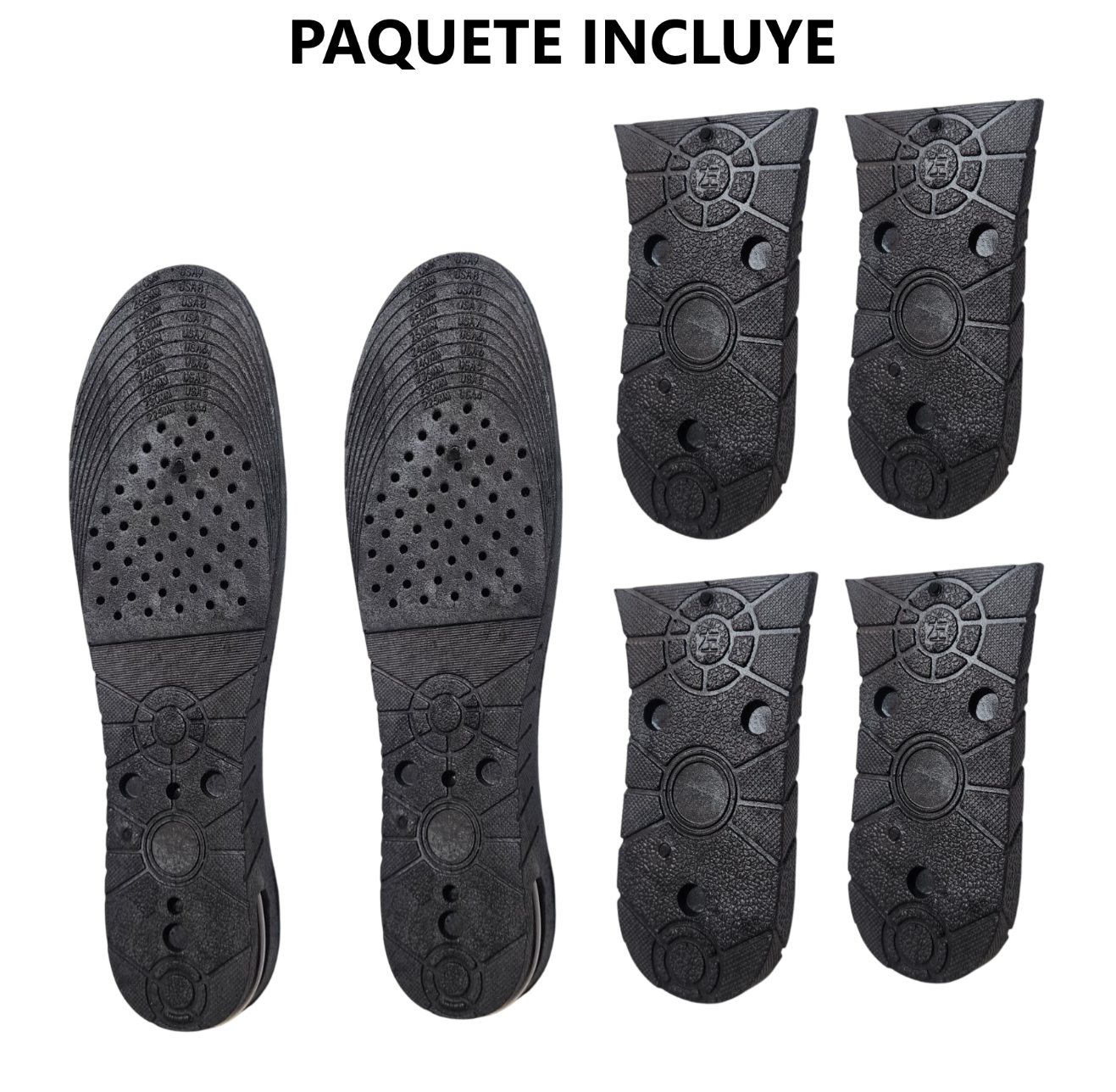 Plantillas Elevadoras Elevate Shoes crece 6cm Unisex