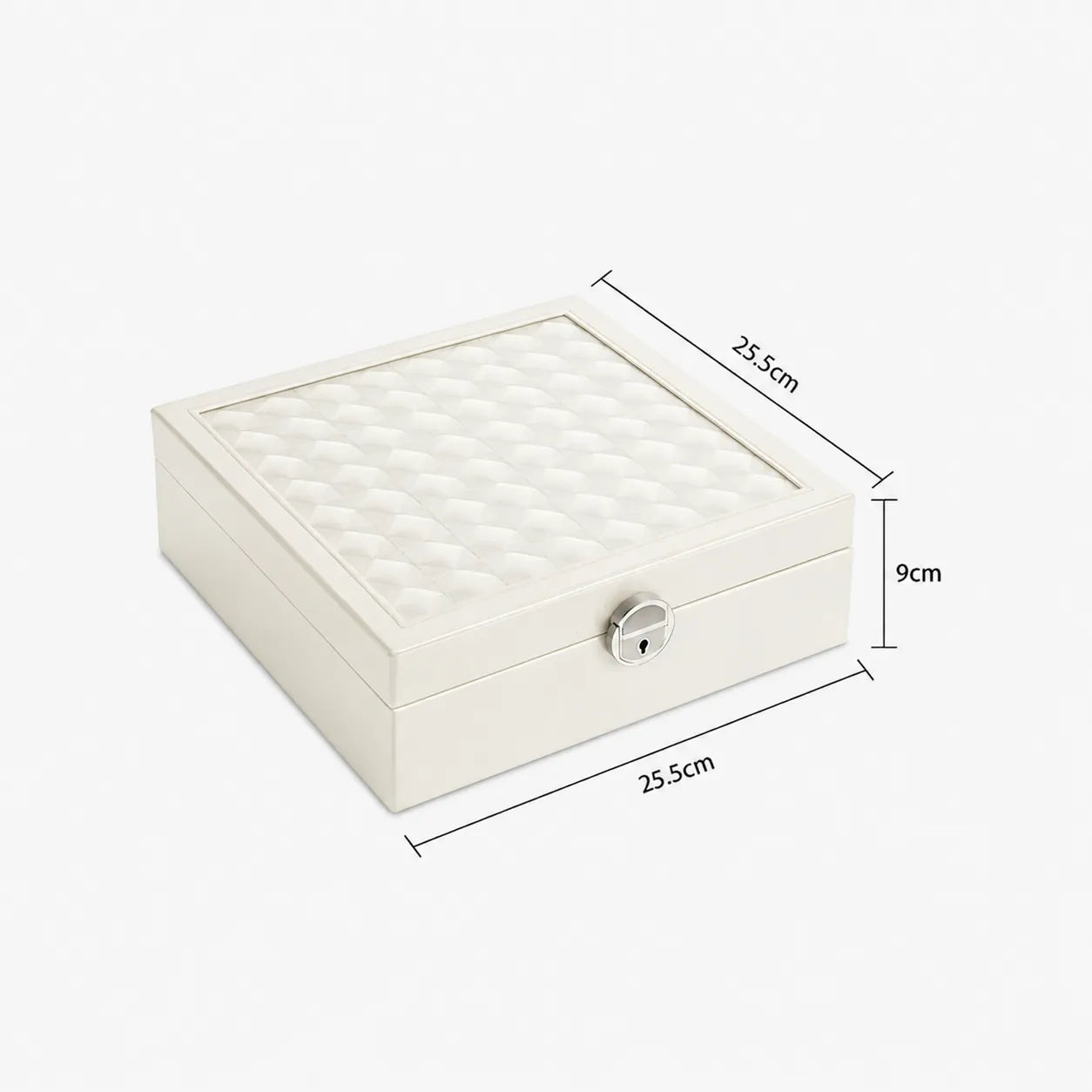 Joyero de 25x25x9 - Cuero sintético