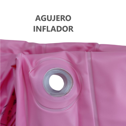Bañera Tina inflable Portátil 98x64x28 cm con Inflador
