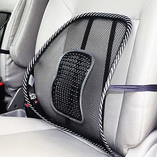 Pack x2 Cojín Soporte Lumbar para Asiento de Carro Auto Oficina