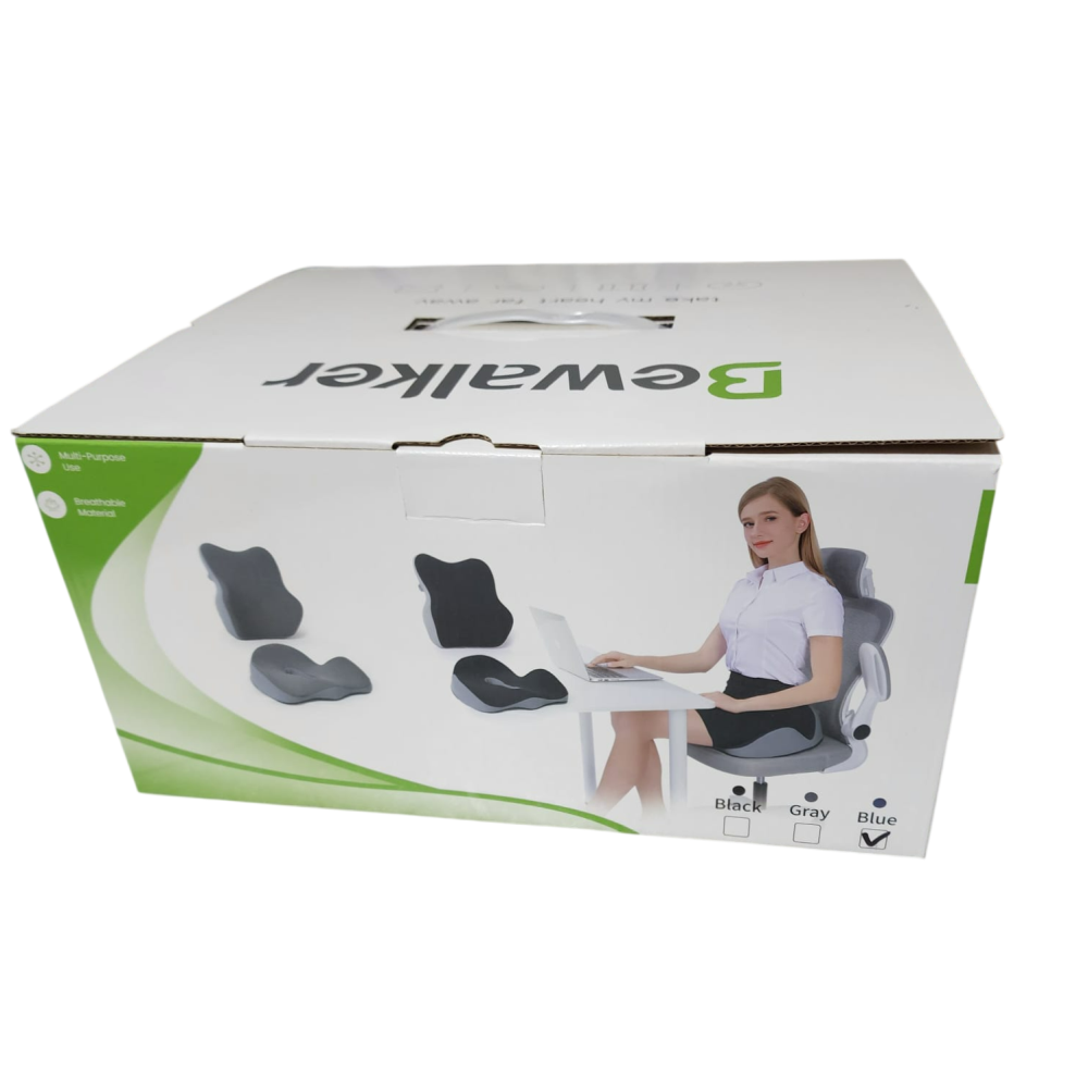 Asiento Cojín ergonómico de oficina con soporte para la espalda