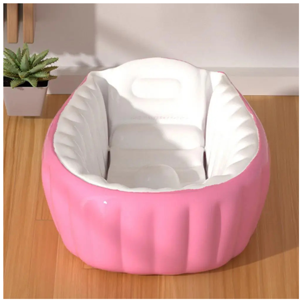 Bañera Tina inflable Portátil 98x64x28 cm con Inflador