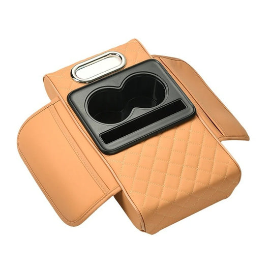 Caja de almacenamiento portavaso porta servilleta y telefono - NARANJA