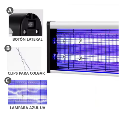 Lámpara Mata Mosquitos LED 12W Anti Insectos