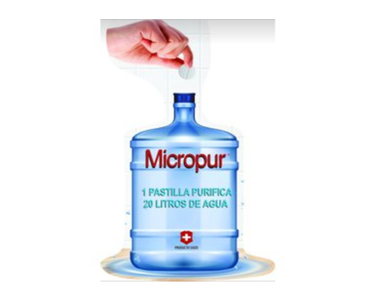 Pastillas purificadoras de agua MICROPUR