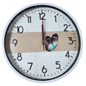 Reloj de pared de 27cm a pila AA - Mariposa