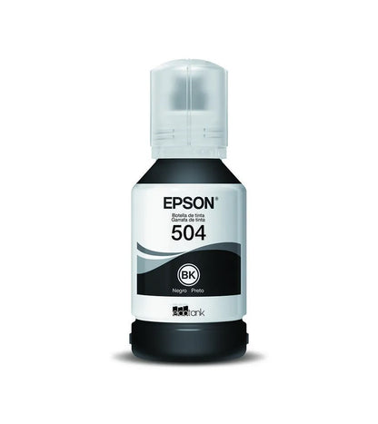 BOTELLA TINTA EPSON 504 NEGRO (T504120) ORIGINAL