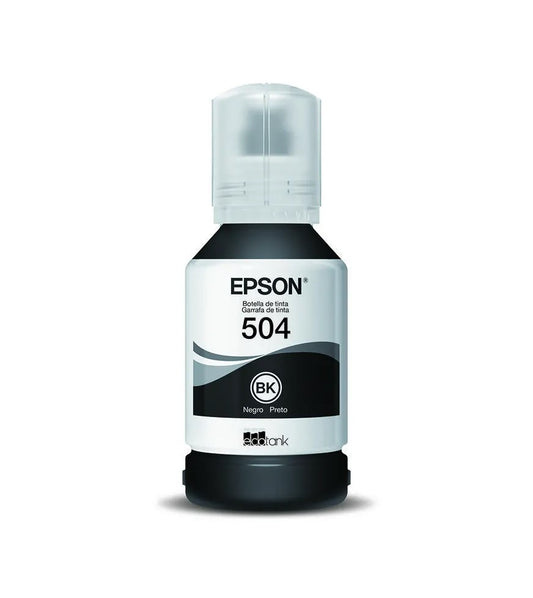 BOTELLA TINTA EPSON 504 NEGRO (T504120) ORIGINAL