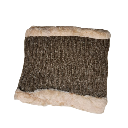 Gorro Chullo con Bufanda de lana y felpa para Invierno