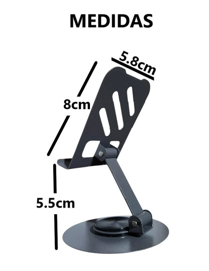 Soporte de telefono gira 360 º para tablet y teléfono