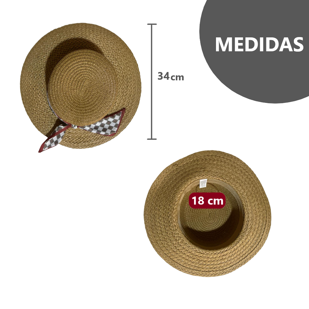 Sombrero con Listón elegante