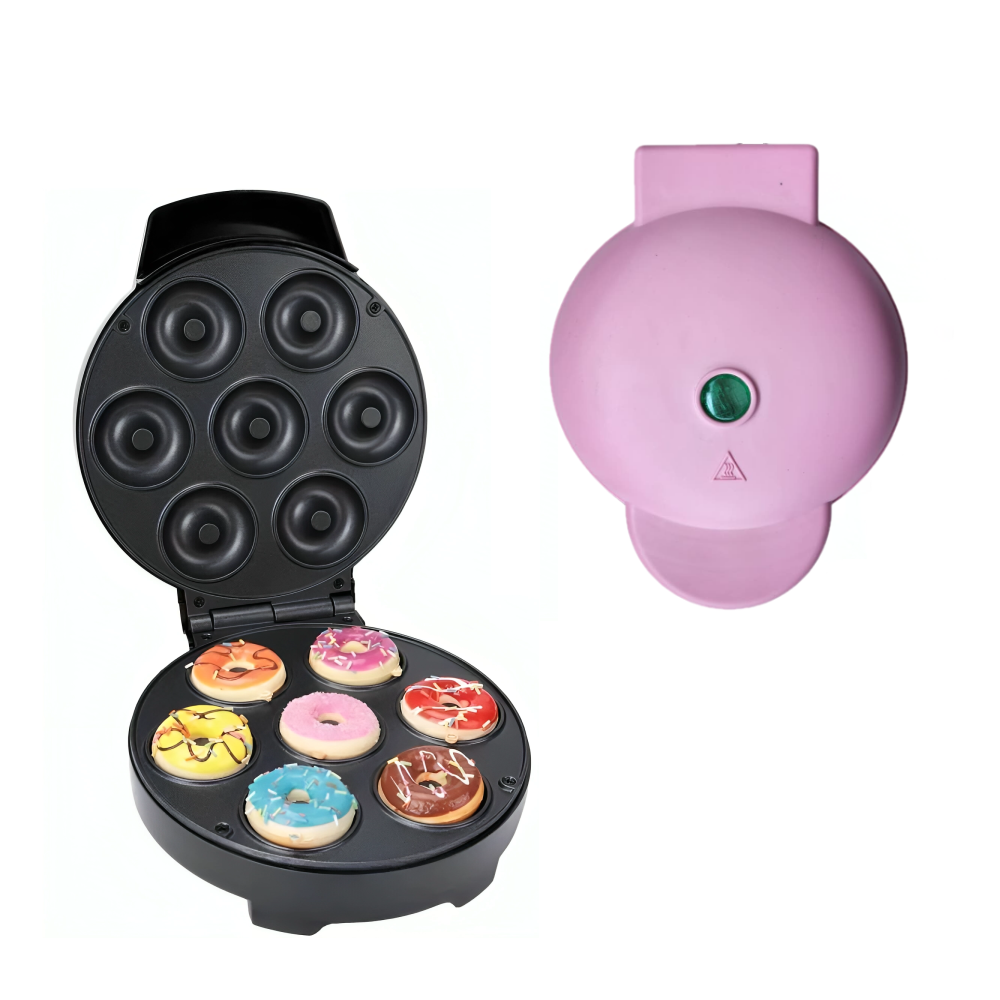 Mini máquina para hacer donuts 7 ranuras