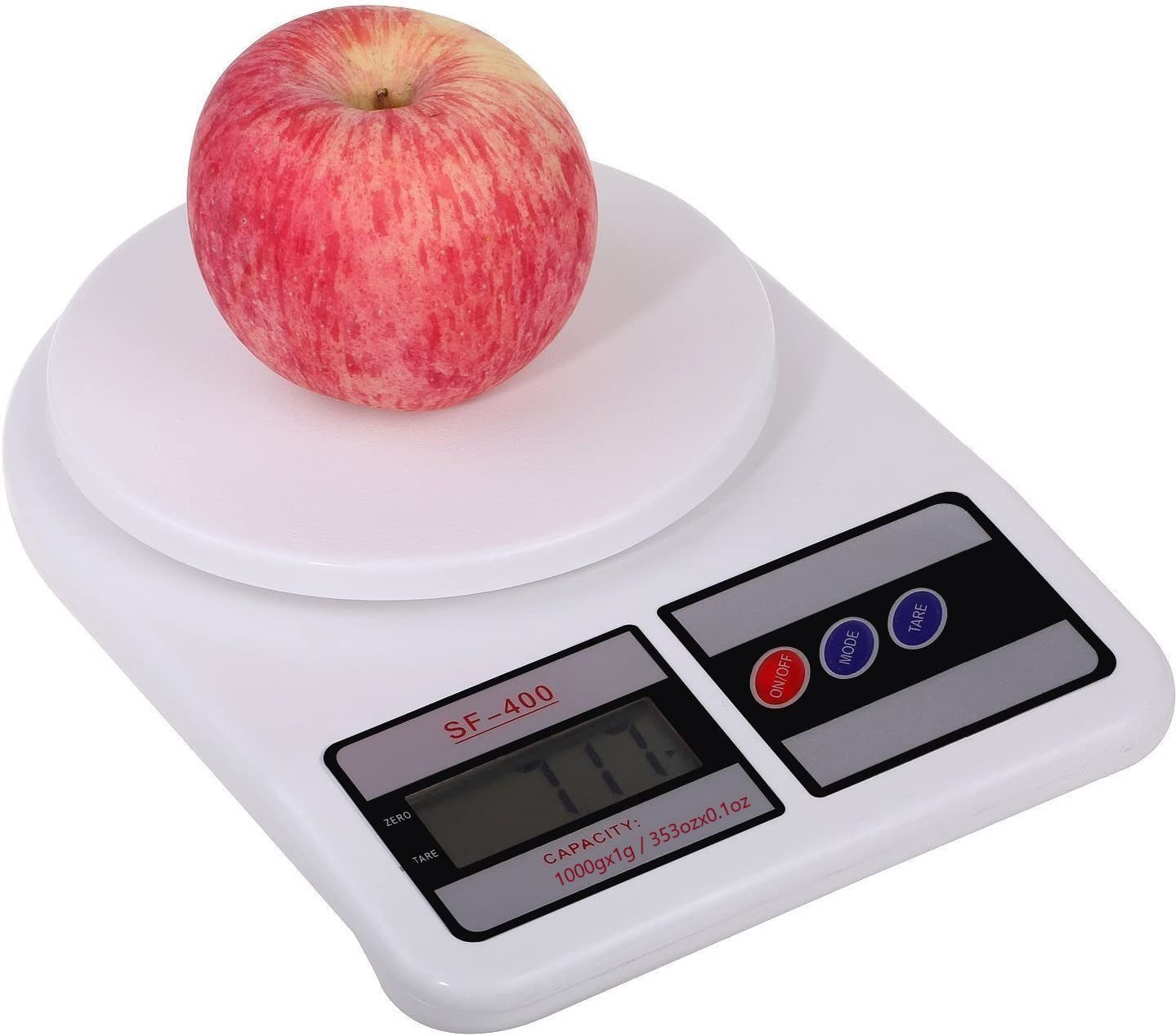 Balanza Electrónica Digital 10kg Sf-400 para Comida y Joyas