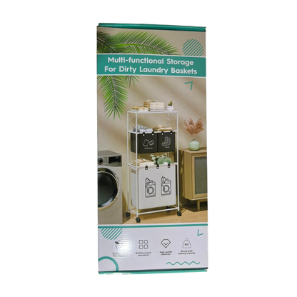 Carro Organizador con ruedas de 3 niveles con cestas