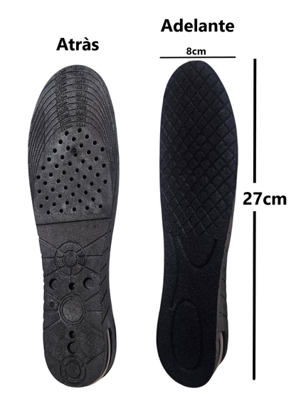 Plantillas Elevadoras Elevate Shoes crece 6cm Unisex