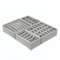 Pack x4 Organizadores Cajas para ropa interior armable - diversos tamaños