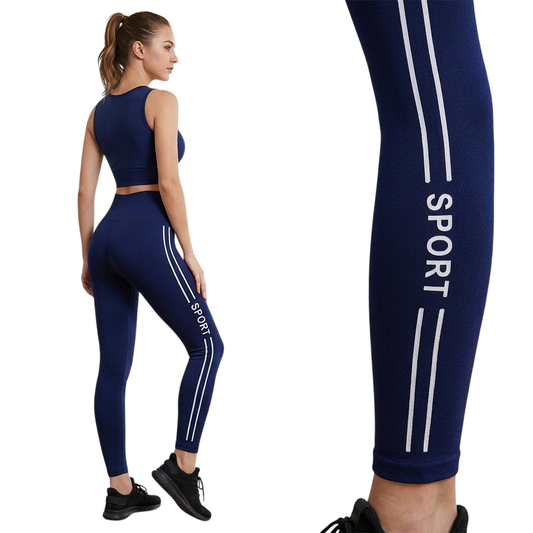 Legging Pantalón Sport estampado lateral - Mujer