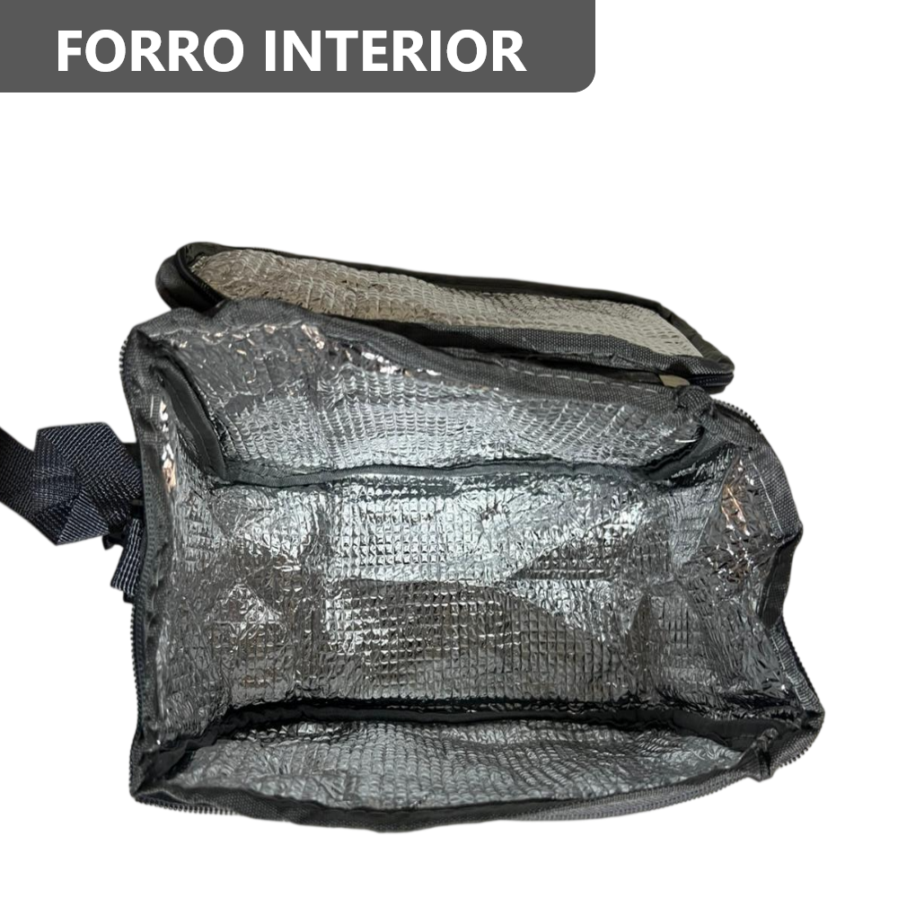 Mochila Térmica con Asa Removible y Bolsillo Delantero - Color entero