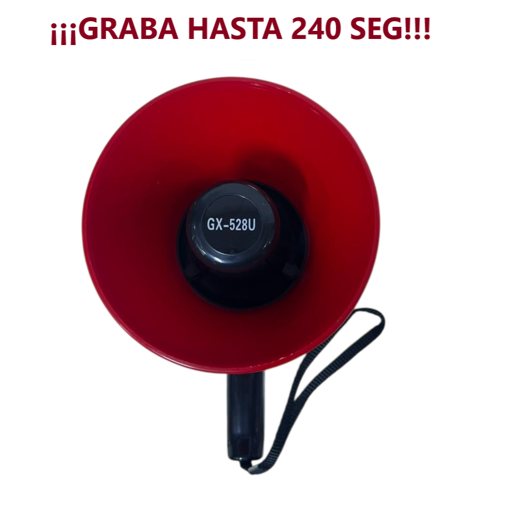 Megáfono batería portátil con grabadora 35 W