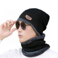 Gorro Chullo con Bufanda de lana y felpa para Invierno Unisex