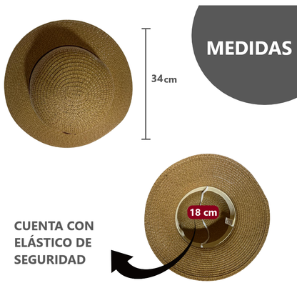 Sombrero con Correa elegante