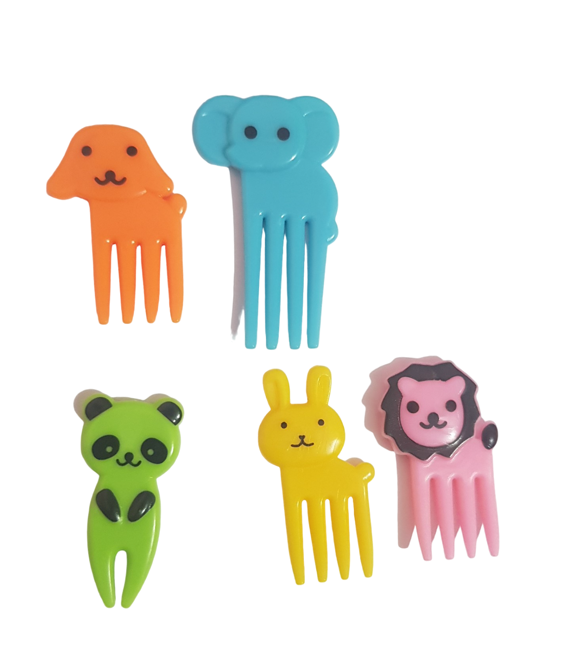 Mini tenedores con adorno de animales kawaii