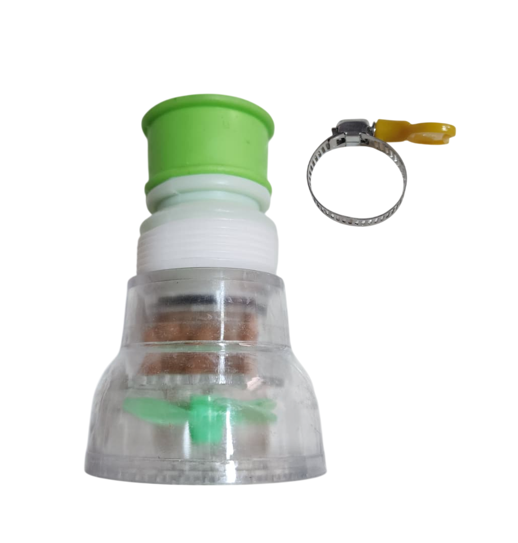 2 Adaptadores Rociador Caños Filtro de Agua Ahorrador - Azul y Verde