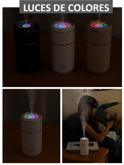 Humidificador Difusor Geller con luces Led - 350ml