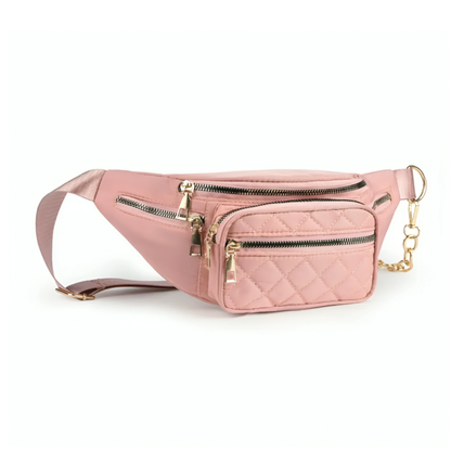 Canguro elegante de mujer con cierre colores