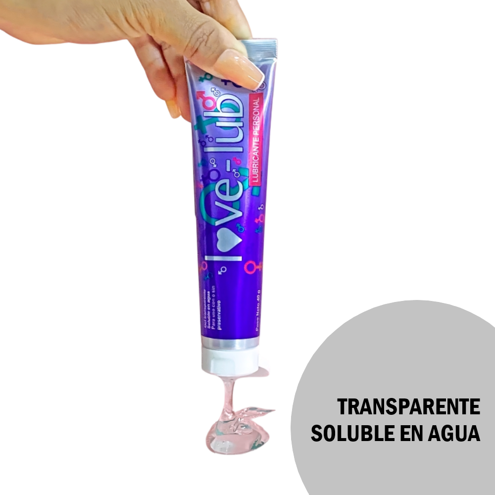 Lubricante Love Lub 120g Seguro y no mancha la ropa