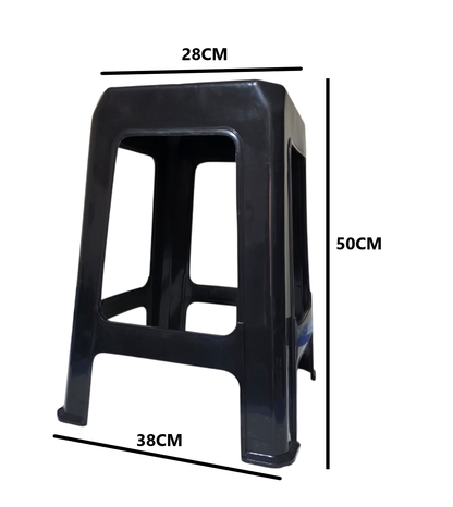 Pack de sillas de NEGRO con 50cm de alto