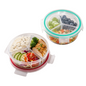 2 taperes de vidrio 1520ml con division - Color Aleatorio
