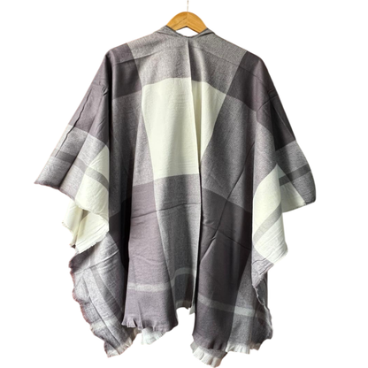 Capa Poncho Pashmina para mujer de invierno Casual / Beige / Talla única