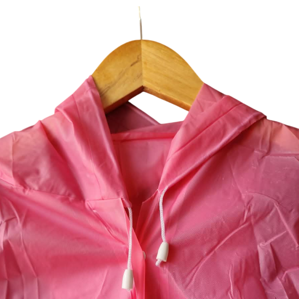 Poncho Ligero Impermeable con capucha y botones Adulto Unisex