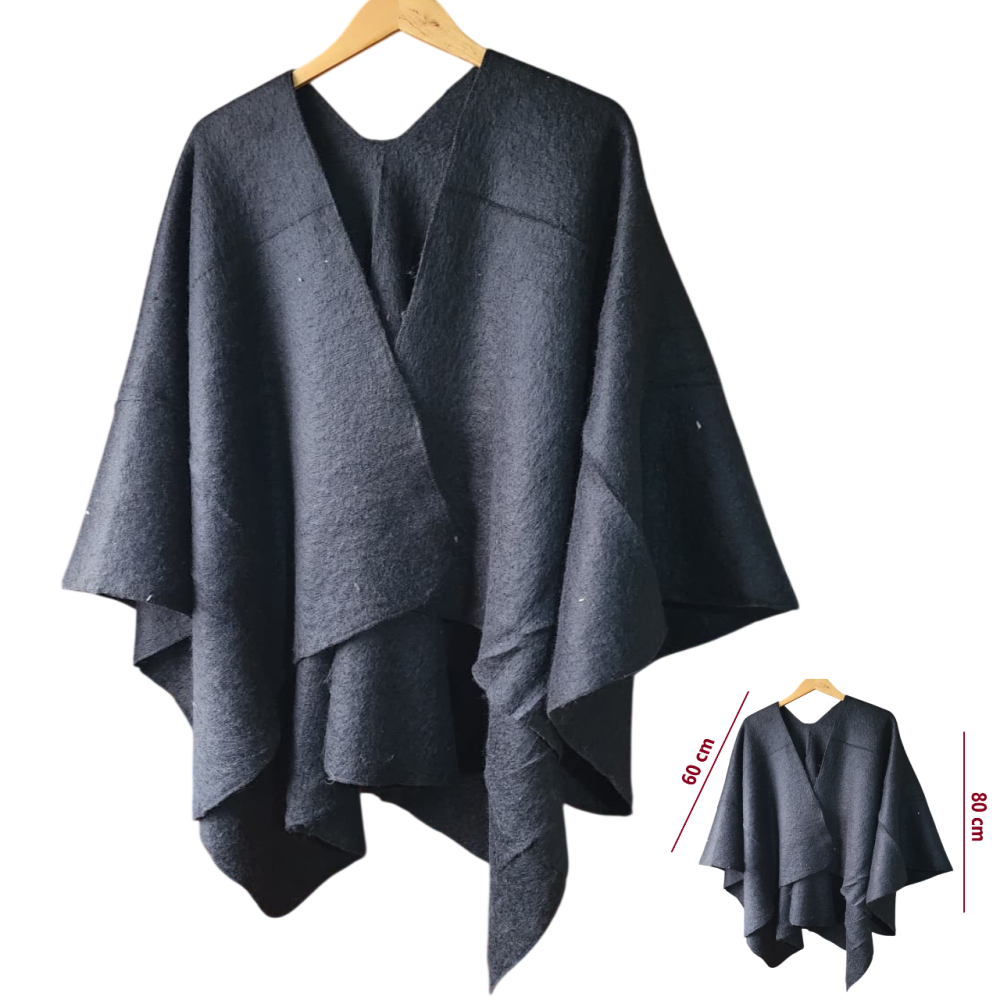 Capa Poncho Pashmina para mujer de invierno Casual / Beige / Talla única