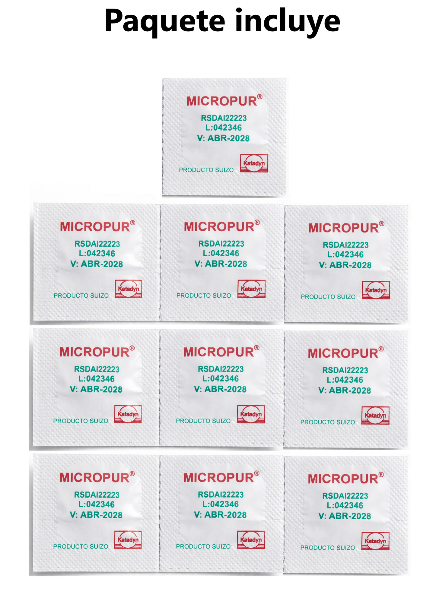 Pastillas purificadoras para 20L de agua MICROPUR