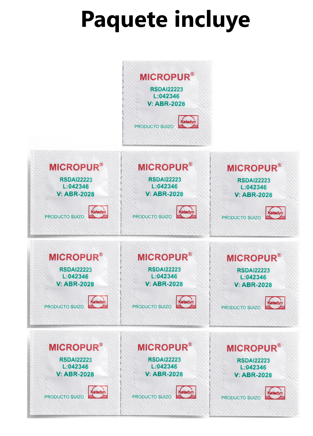 Pastillas purificadoras para 20L de agua MICROPUR