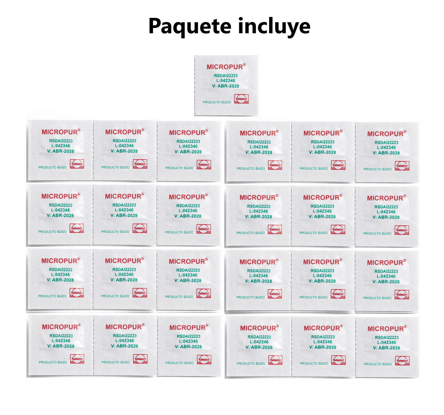 Pastillas purificadoras para 20L de agua MICROPUR