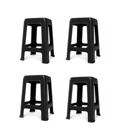 Pack de sillas de NEGRO con 50cm de alto