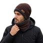 Gorro Chullo con Bufanda de lana y felpa para Invierno Unisex