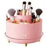 Organizador giratorio para brochas de maquillaje 5 ranuras